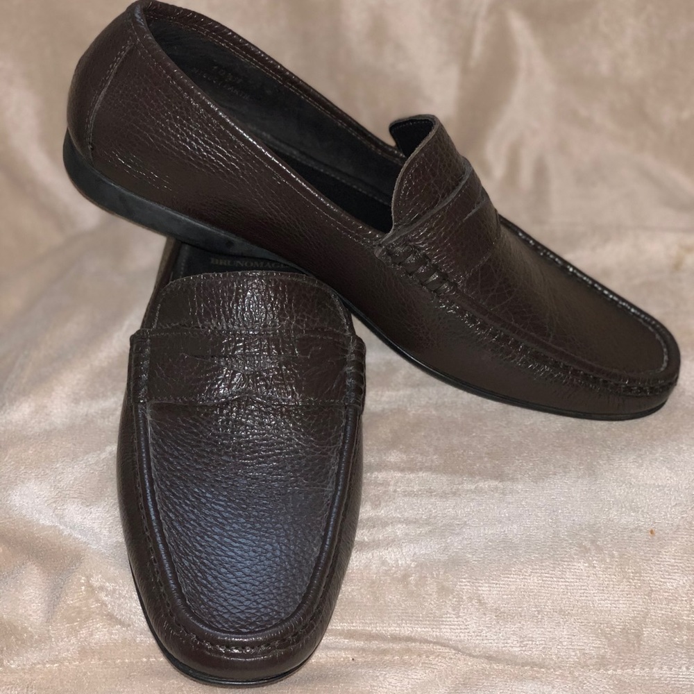 BrunoMagli dark brown shoes